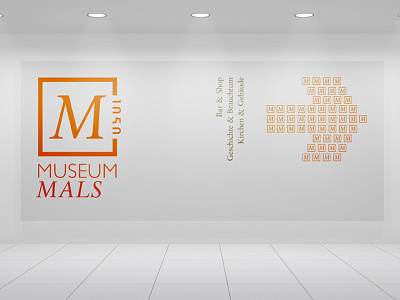 Museum Mals branding design graphic guide system logo