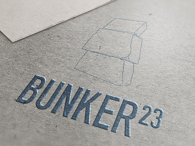 Bunker 23 branding design graphic logo