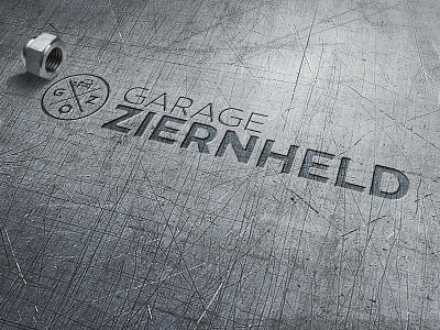 Garage Ziernheld Logo branding logo