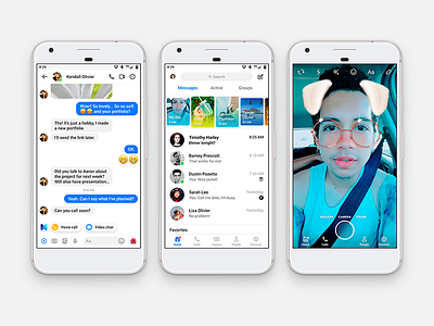 Facebook Messenger Redesign