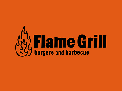 Flame Logo branding dailylogo dailylogochallenge design flame flame logo icon logo logo design restaurant logo vector