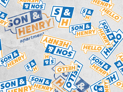 Son&Henry / Branding apartment brand branding design graphic design identity logo typography