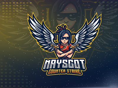 Woman & Gun Esport Logo