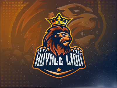 Lion Esport Logo animal branding crown esport gaming head illustration lion logo logodesign luxury royal