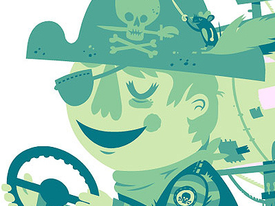 Lands' End apparel characters design illustration little friends of printmaking shirt