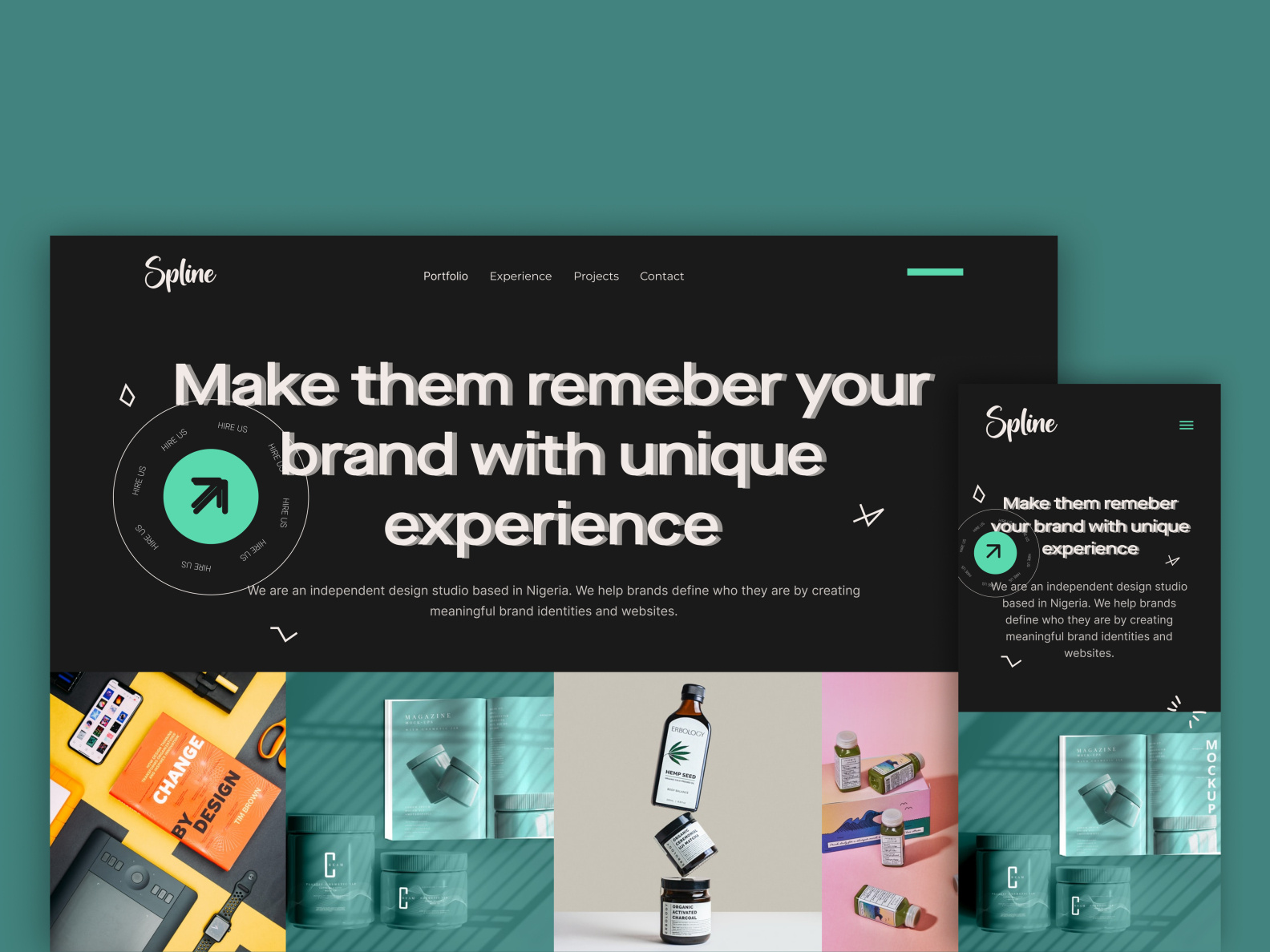 Spline Design Agency by Demilade AkinAdeniyi (Product Designer) on