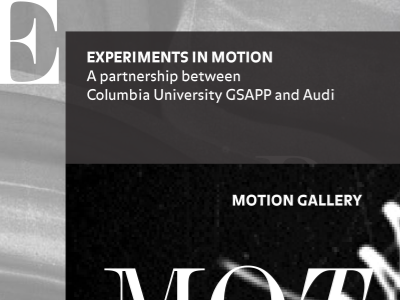 Experiments in motion @font face architecture audi bw columbia university de vinne eim ff balance gsapp motion project projects transparency tumblr typography web design web fonts woff