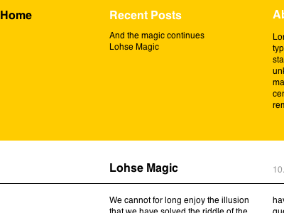 Lohse 2 grid lohse minimal swiss wordpress yellow