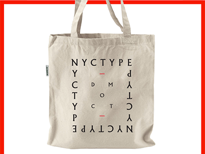 NYC Type tote bag