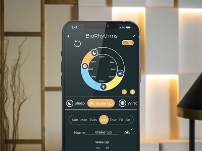 AmbienTech Light App Biorhythm