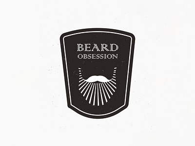 Beard Obsession Logo beard branding design logo