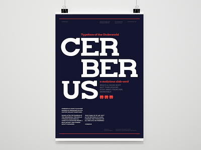 Cerberus - A Malicious Slab-serif