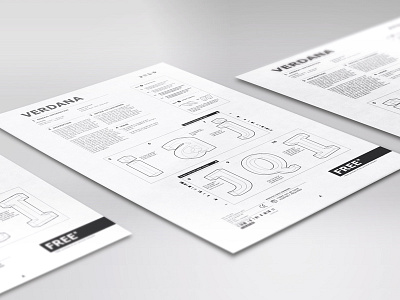 Verdana Type Poster - IKEA Manual font guide ikea instruction manual poster type typography verdana