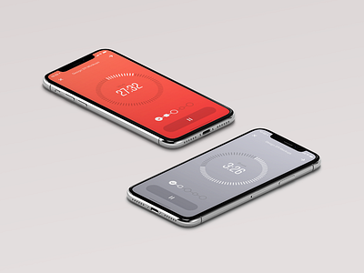 Pomodoro Timer App app application interaction interface mobile pomodoro productivity timer ui ux