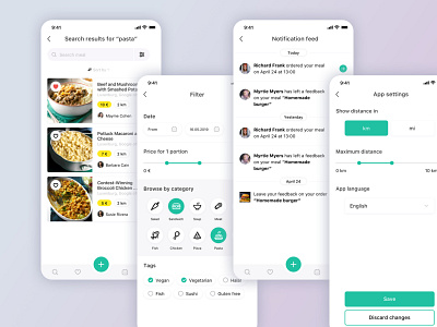 Food Delivery App Design