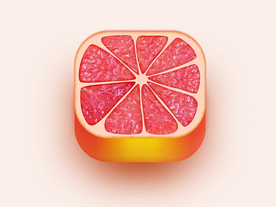 Grapefruit iphone icon