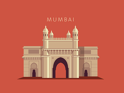 Mumbai bombay bombay gate city cityscapes illustration india india gate mumbai