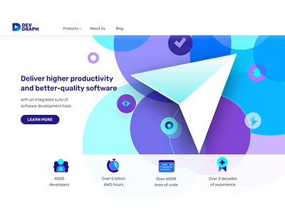 DevGraph - Development Tools brand language content design identity productdesign productivity revamp webdesign website
