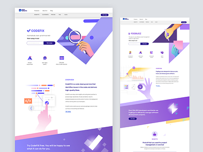 Devgraph -  product Landing pages