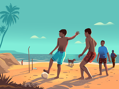 At Play beach break football holiday india kicks mangalore outdoor sand story summer sunset