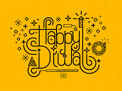 Happy Diwali celebrations deepavali diwali india lights vector
