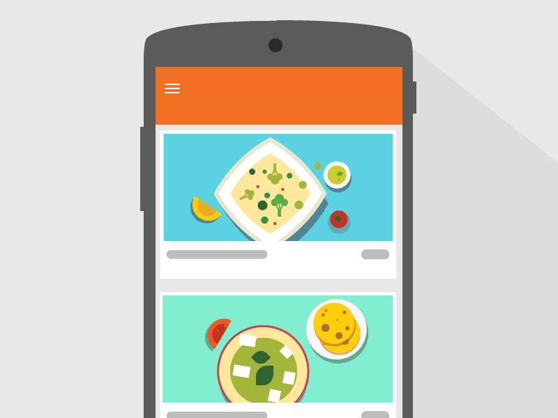 refresh android animation flat material design mobile mobile design pull to refresh ux
