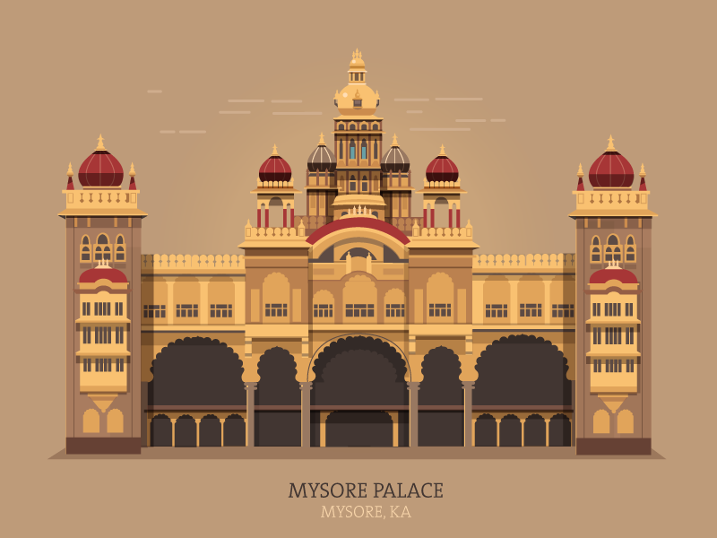 Mysore Palace by ranganath krishnamani on Dribbble