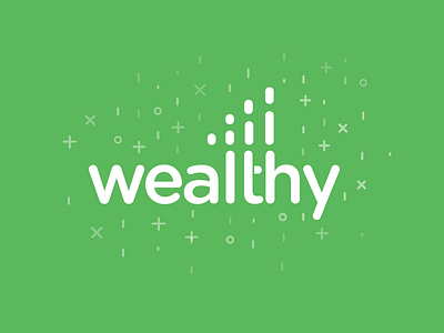 wealthy- identity add graph growth hash marks maximise multiply wealth wealthy
