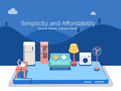 Smart Home - Landing page