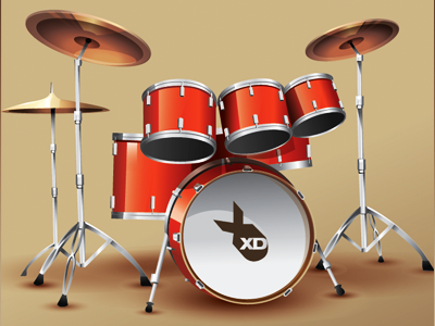 Drums digital drums vector