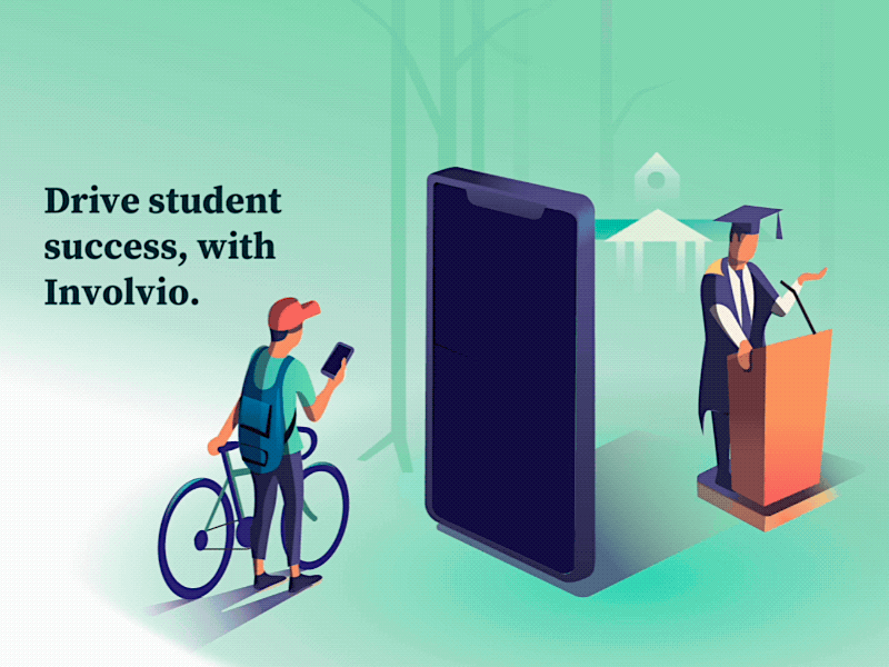 Road to Graduation college path mobile books school university students success orentation graduation