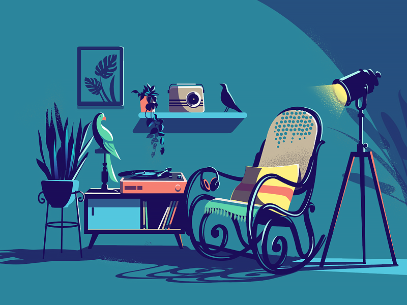 Music Corner by ranganath krishnamani on Dribbble