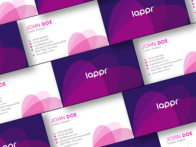 Business Card Pink creative business card minimal business card modern business card simple business card unique business card visiting card