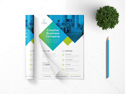 Creative Flyer brochure business flyer corporate flyer creative flyer flyer flyer design flyers leaflet leaflet design single page flyer