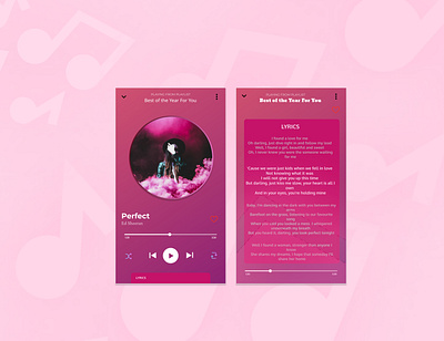 Music App app bestui branding creative creativedesign design ui