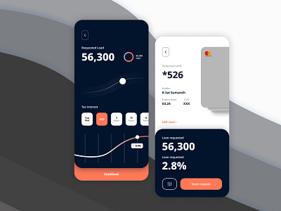 Credit Card Application app besteverui bestui cleandesign creative creativedesign credi design designconcept fanance lovedesign minimaldesign ui