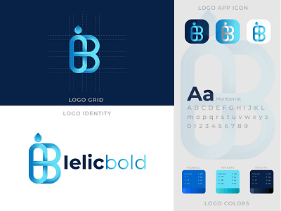 IB Ielic bold Logo Design