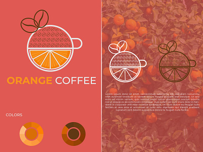 Orange Coffee Logo Design