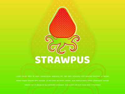 Strawpus Logo Design