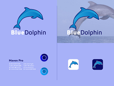 Blue Dolphin Logo Design