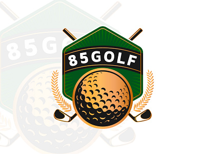 85 Golf Logo Design