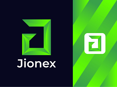 J latter Jionex Logo Design