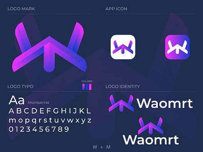 W M Waomrt Logo Design