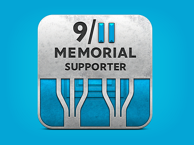 9 11 Memorial Badge 911 memorial new york suporter