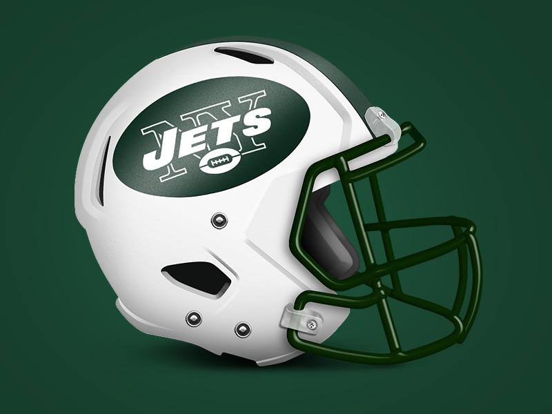 Ny Jets Football Helmet by Basno on Dribbble