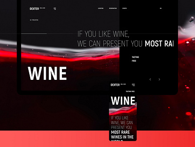 Restaurant graphic design food restaurant uiux wine