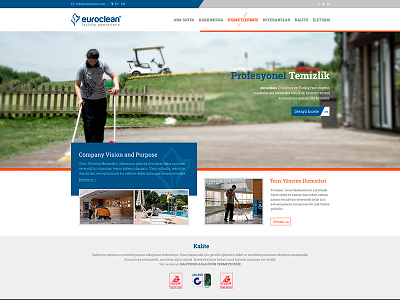 Euroclean - Web Design design web