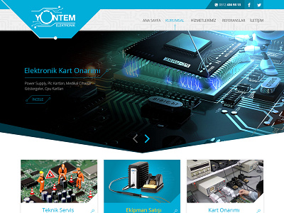 Yontem Electronic - Web desing electronik web