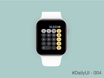 DailyUI 004 - Calculator