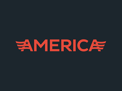 America Wordmark america american flag lettering logo star stars and stripes united states usa vintage wordmark